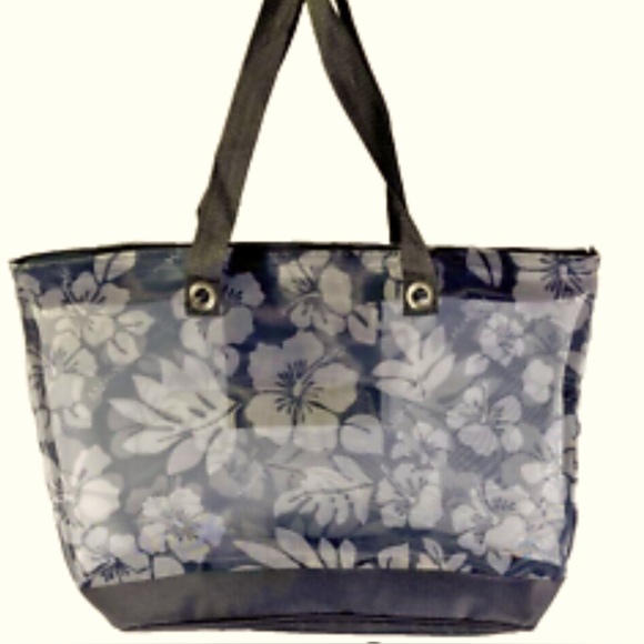 Handbags - Island Impressions Hawaii Shoulder Purse & Carry All Bag Black